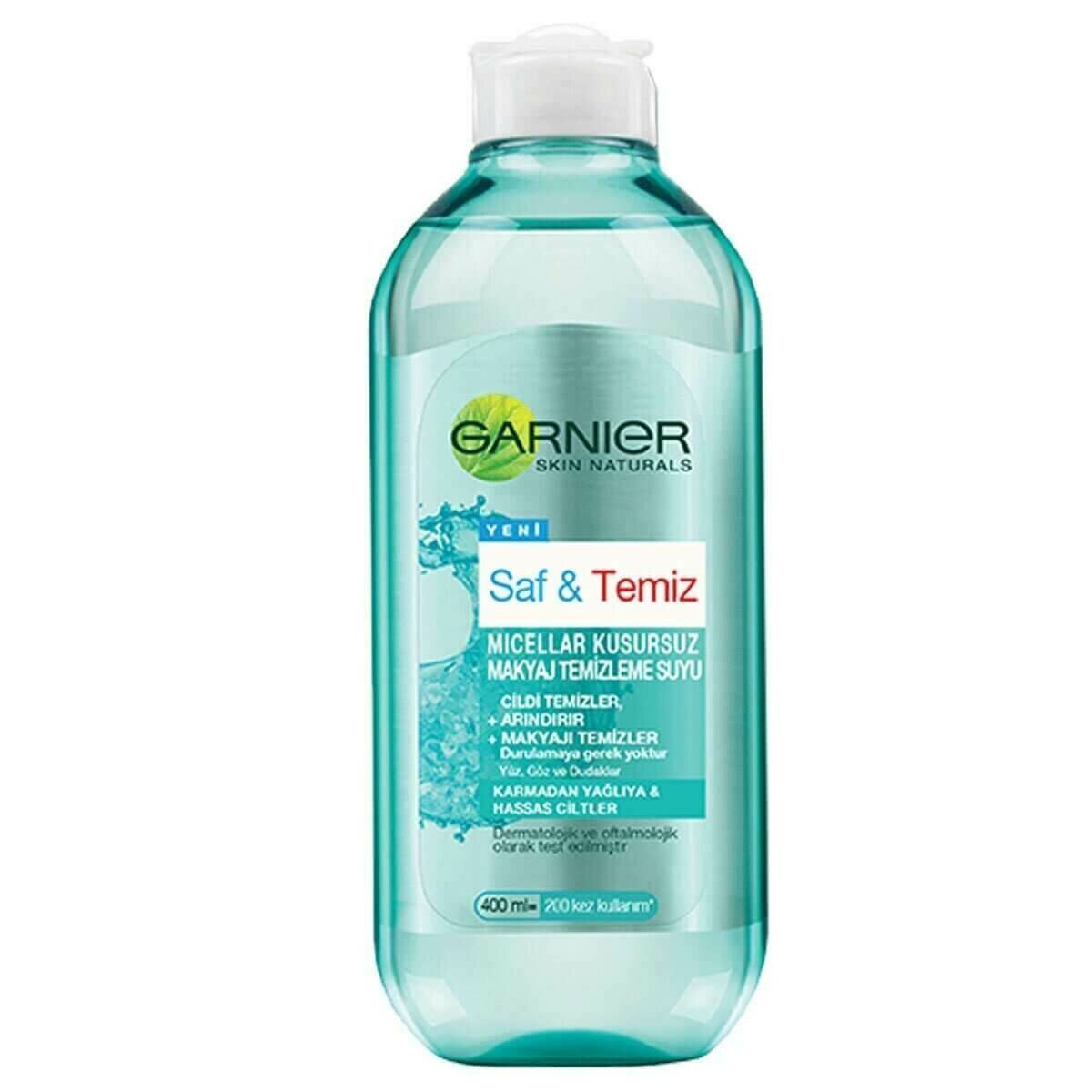 Garnier Saf & Temiz Micellar Kusursuz Makyaj Temizleme Suyu 400 ML