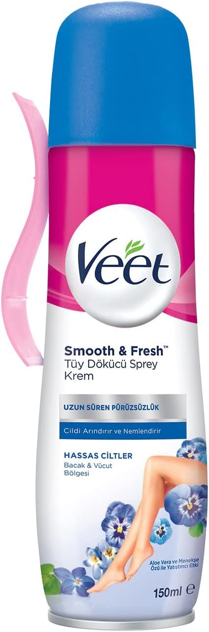 Veet Hassas Ciltler Tüy Dökücü Krem Sprey 150 ml