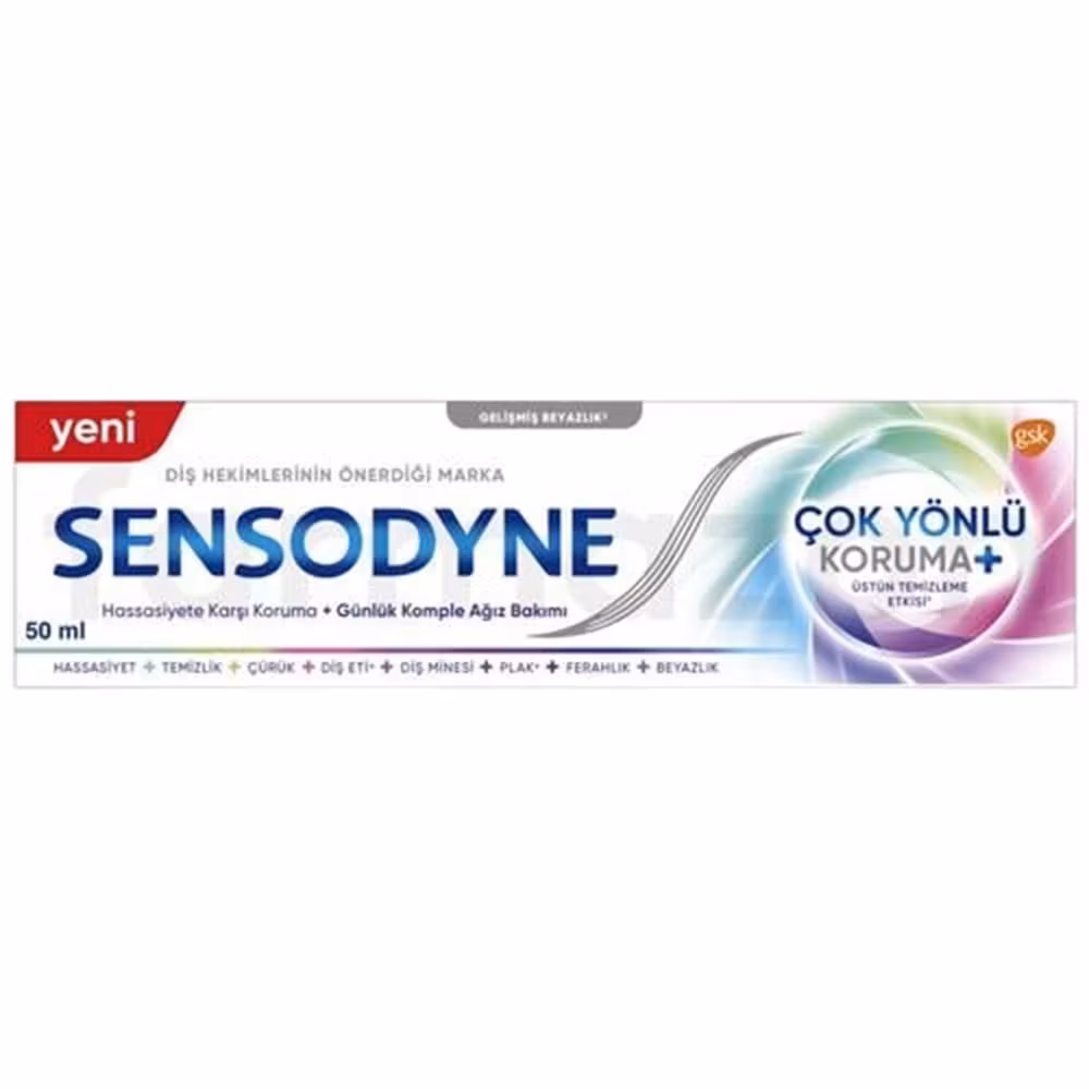 SENSODYNE ÇOK YÖNLÜ KORUMA GELİŞMİŞ BEYAZLIK 50 ML