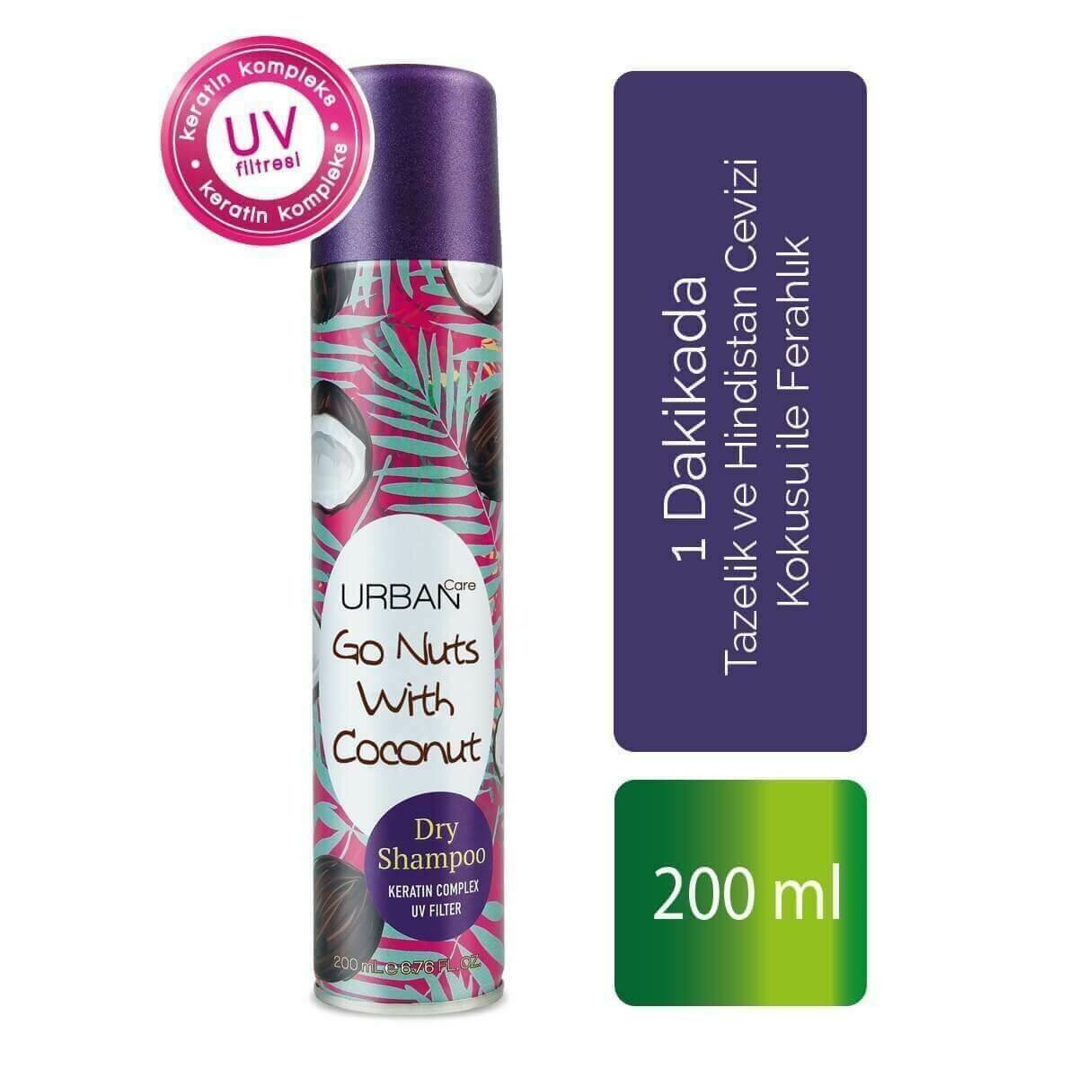 Urban Go Nuts With Coconut Kuru Şampuan 200 ml