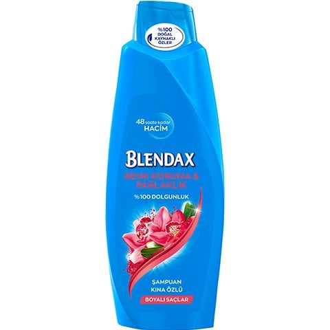 Blendax Kına Özlü Renk Koruma & Parlaklık Şampuanı 550 ml