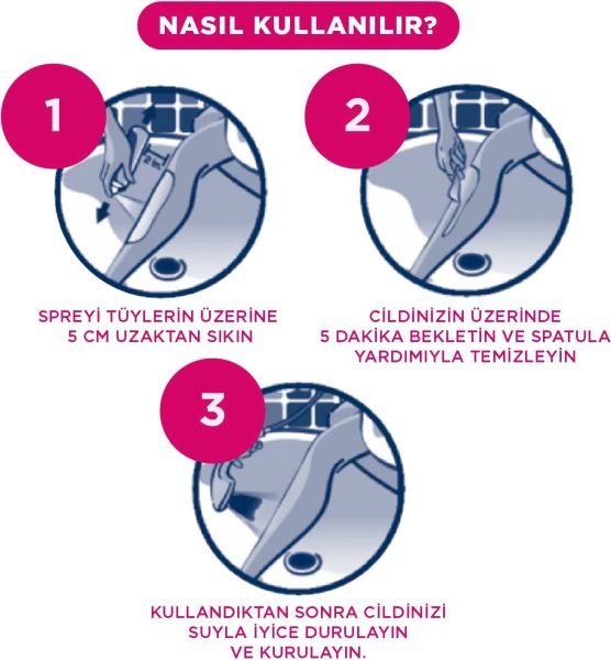 Veet Normal Ciltler Tüy Dökücü Krem Sprey 150 ml