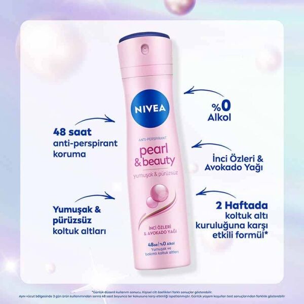 NİVEA PEARLY BEAUTY DEODORANT BAYAN 150 ML