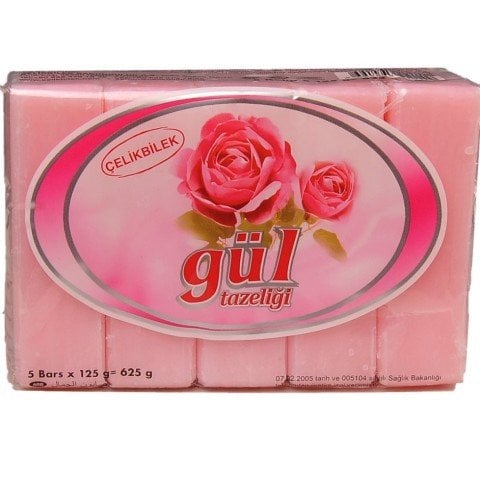 Çelikbilek 5'li Gül Sabunu 625 gr