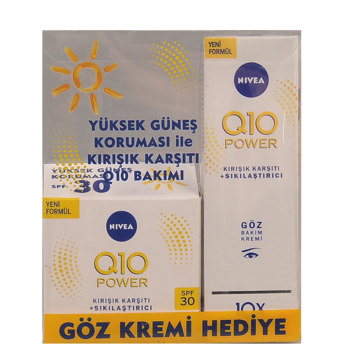 Nivea Sıkılaştırıcı Ve Kırışıklık Karşıtı Göz Kremi Hediyeli Bakım Seti