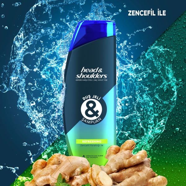Head & Shoulders Refreshing Şampuan ve Duş Jeli 360 ml