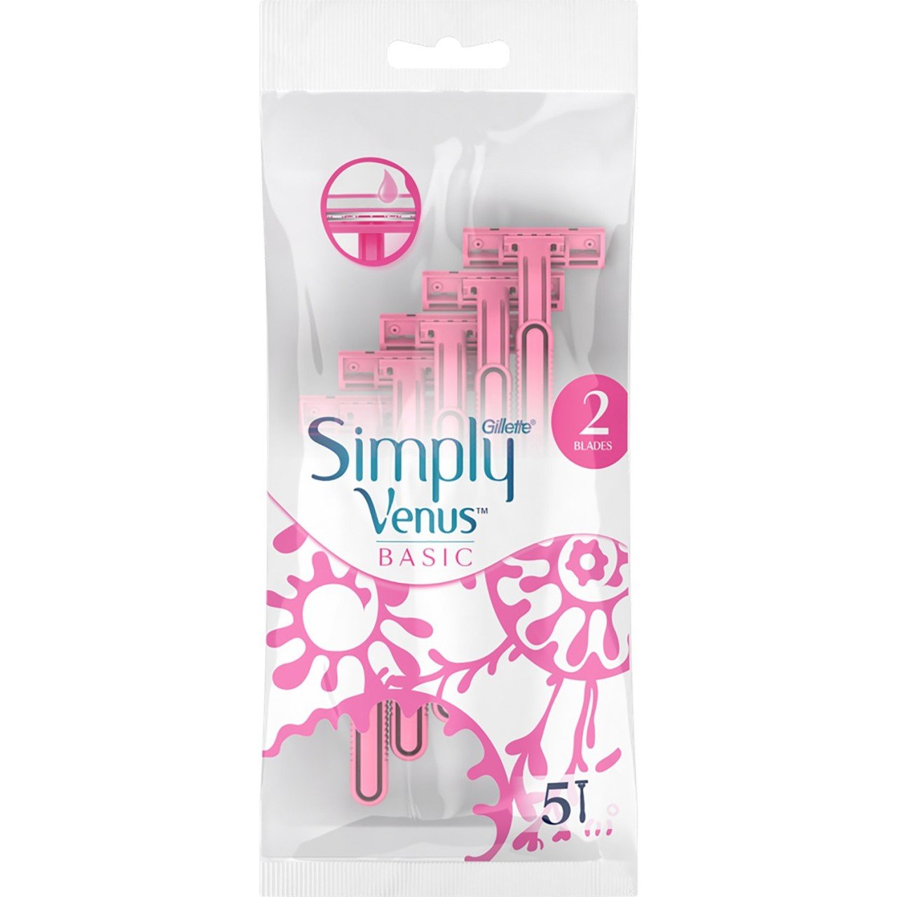 Gillette Simply Venüs Basic Kullan At 2 Bıçak 5 Adet