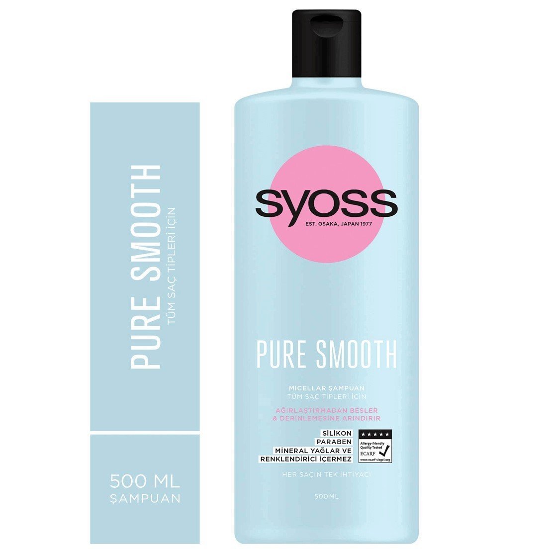 Syoss Pure Smooth Micellar Şampuan 500 ml