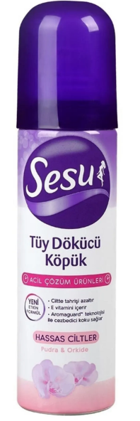 Sesu Hassas Ciltler Tüy Dökücü Köpük 150 ml