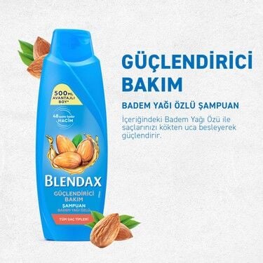 BLENDAX GÜÇLENDİRİCİ BAKIM ŞAMPUAN 500 ML