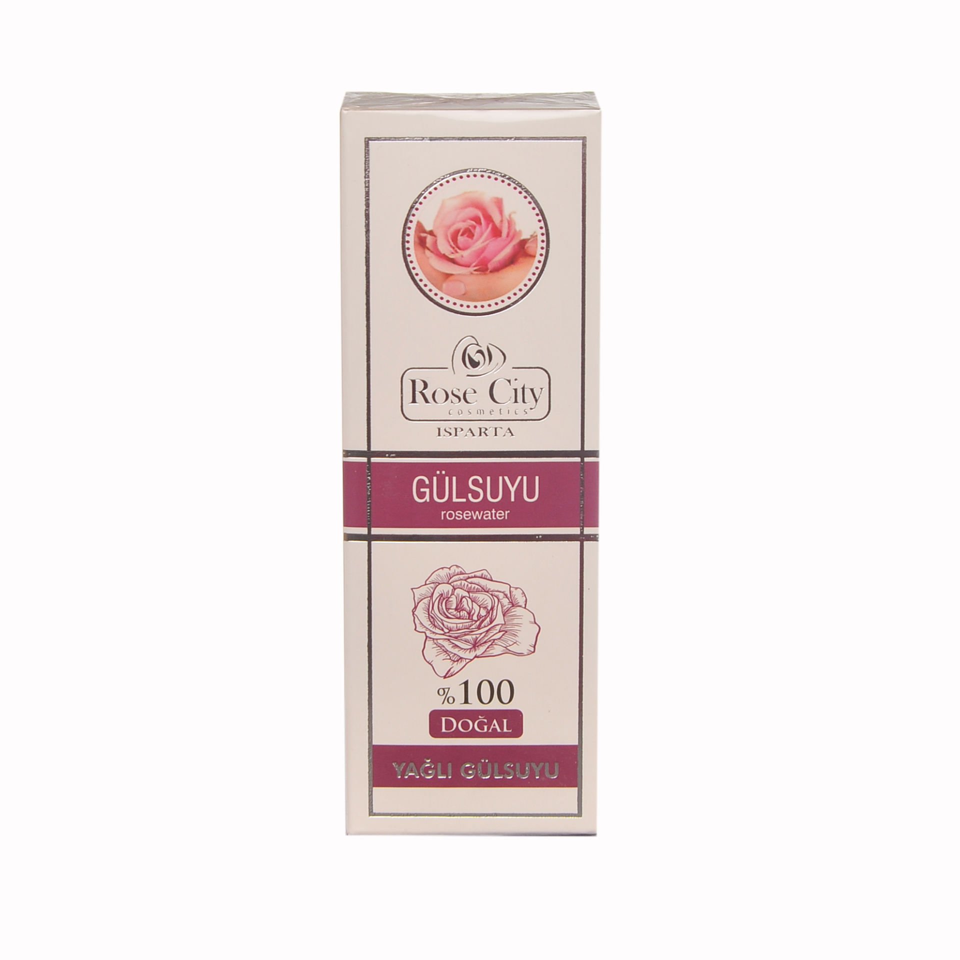 Rose City Ambalajlı Yağlı Doğal Gül suyu 250 ml.
