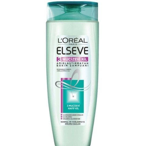 Elseve 3 Mucizevi Kil Şampuan 550 ml