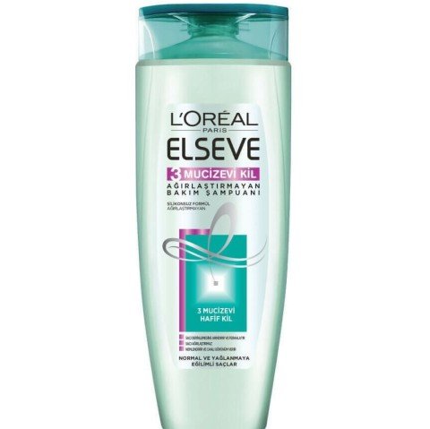 Elseve 3 Mucizevi Kil Şampuan 550 ml