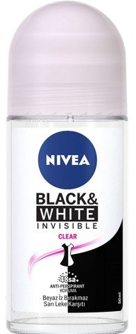 Nivea Black & White Invisible Clear Roll on 50 ml