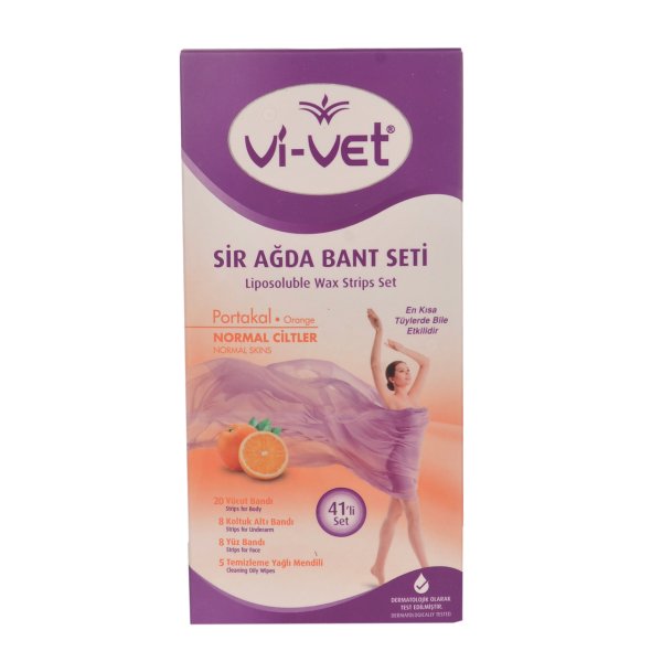 Vi-vet Sir Ağda Bant  41' li Set (Portakal)