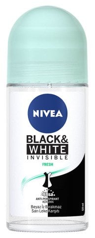 Nivea Black & White Invisible Fresh Roll on 50 ml