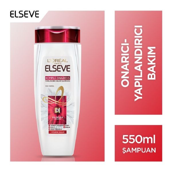Elseve Komple Onarıcı 5 Şampuan  520 ml