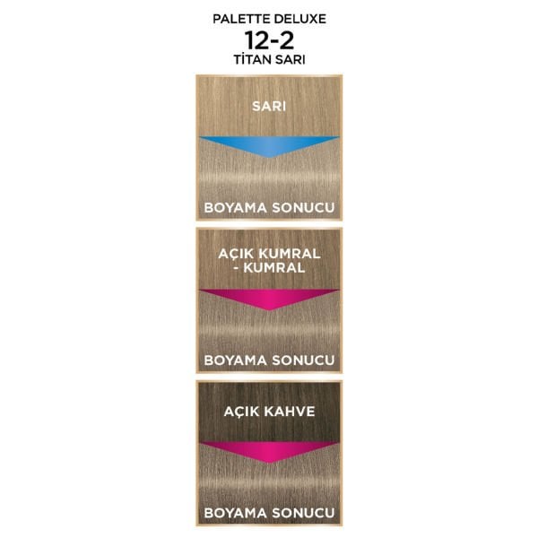 Palette Deluxe 12-2 Titan Sarı Saç Boyası