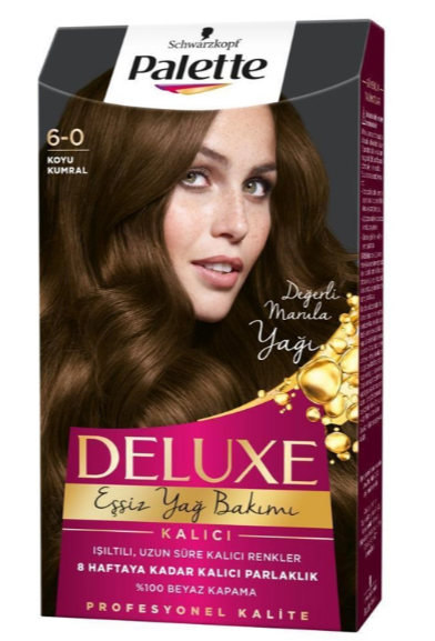 Palette Deluxe 6-0 Koyu Kumral Saç Boyası
