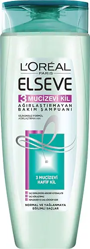 Elseve 3 Mucizevi Kil Şampuan 520 ml