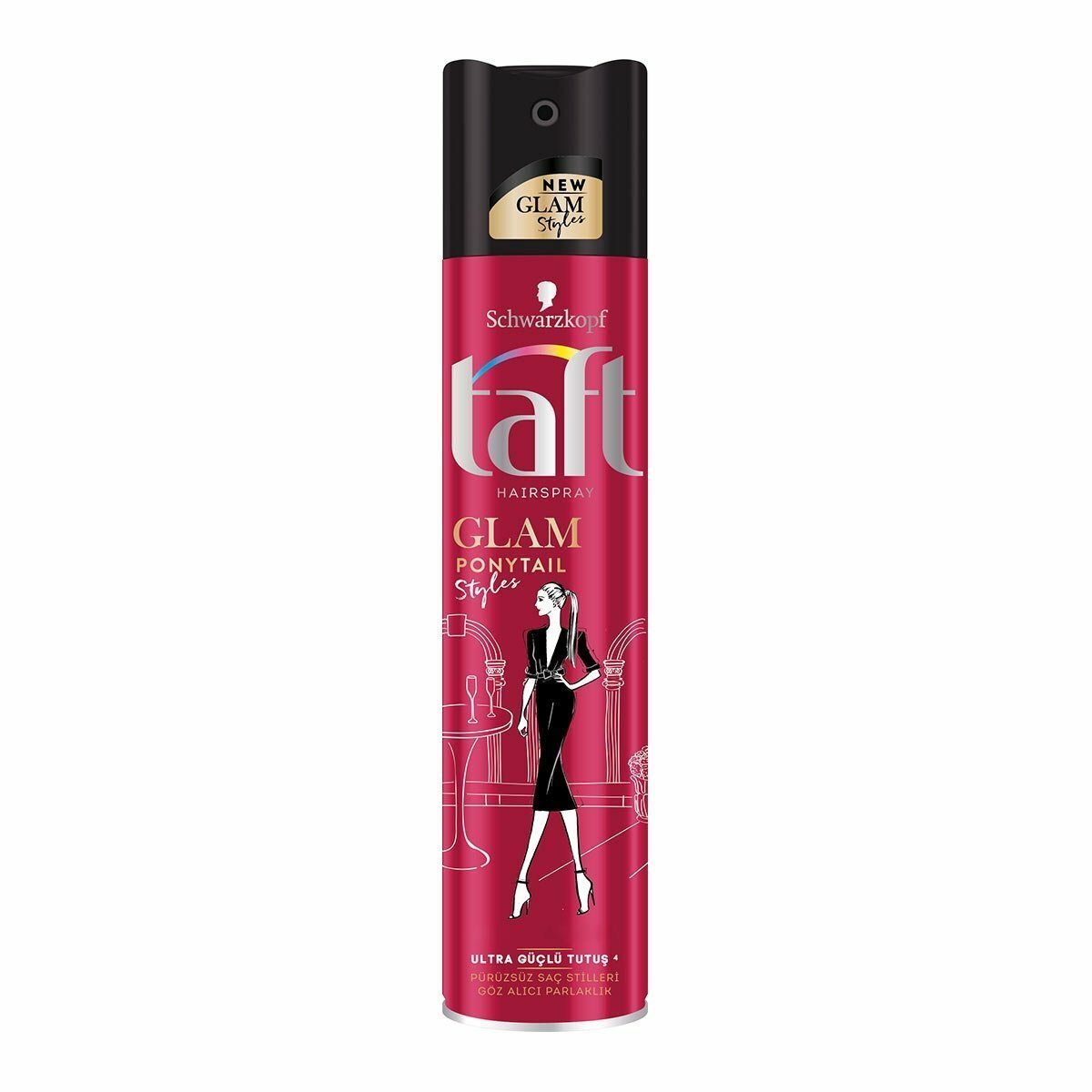 Taft Glam Pontytaıl Saç Spreyi 250ml