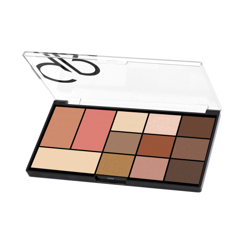 Golden Rose City Style Eye & Face Palette No: 01 Warm Nude