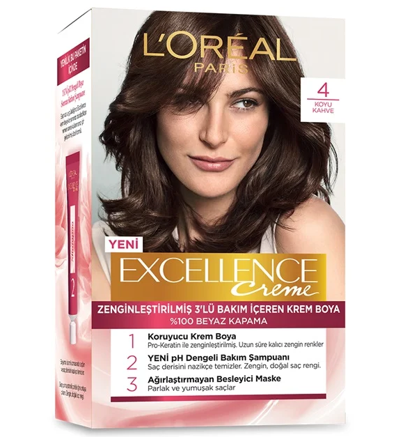 Excellence Creme Boya 4 Koyu Kahve