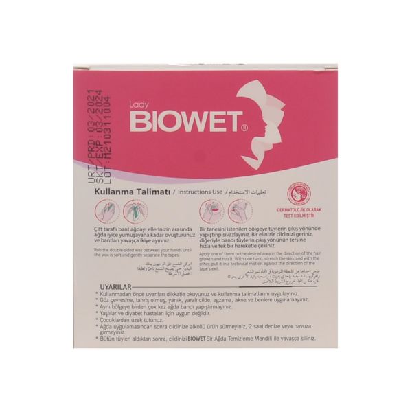 Biowet Sir Ağda Yüz Bandı Azulen 24'lü