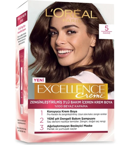 Excellence Creme Boya 5 Kahve