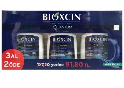Bioxcin Quantum Yağlı Saçlar için Şampuan