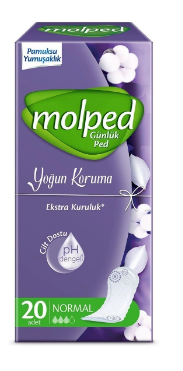 Molped Yoğun Koruma Günlük Ped 20 Normal