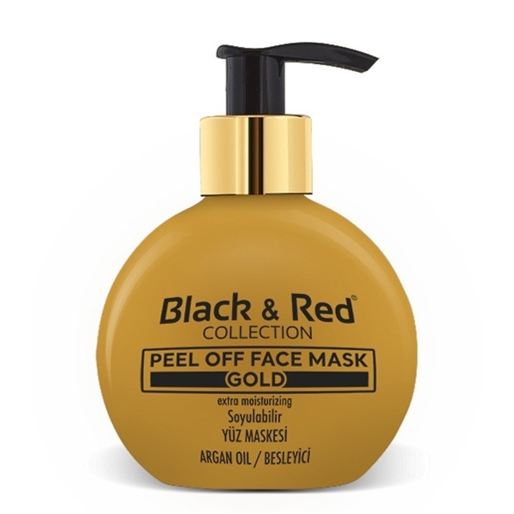 Black & Red Soyulabilir Altın Maske 250 ML