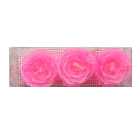 Gülçiçek 3' lü Gül Mumu 165 gr