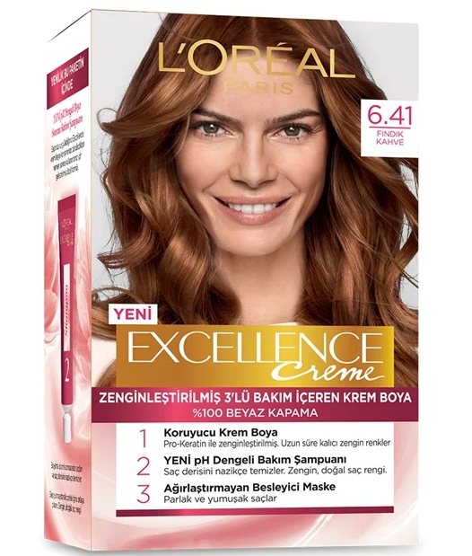 Excellence Creme Boya 6-41 Fındık Kahve