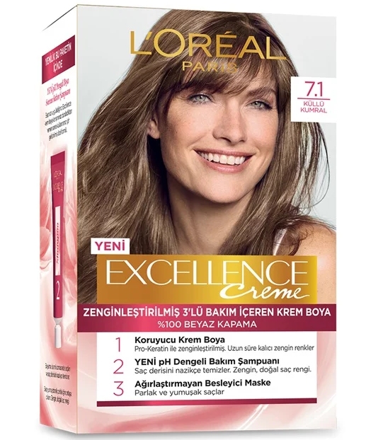 Excellence Creme Boya 7-1 Küllü Kumral