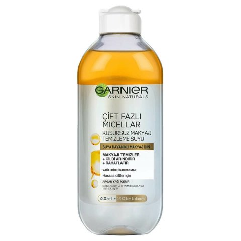 Garnier Çift Fazlı Micellar Makyaj Temizleme Suyu 400 ML