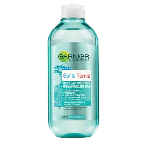 Garnier Saf & Temiz Micellar Kusursuz Makyaj Temizleme Suyu 400 ML