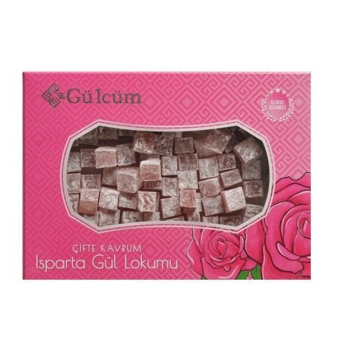 Gülcüm Çifte Kavrulmuş Gül Lokumu 250 gr