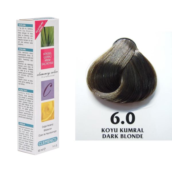 Clemency Saç Boyası 6.0 Koyu Kumral Saç Boyası