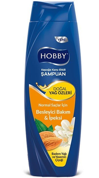 Hobby Normal Saçlar İçin Badem Yağı Ve Yasemin Çiçeği Şampuan 600 ml