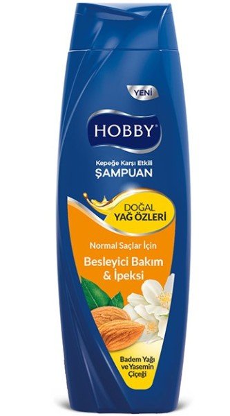 Hobby Normal Saçlar İçin Badem Yağı Ve Yasemin Çiçeği Şampuan 600 ml