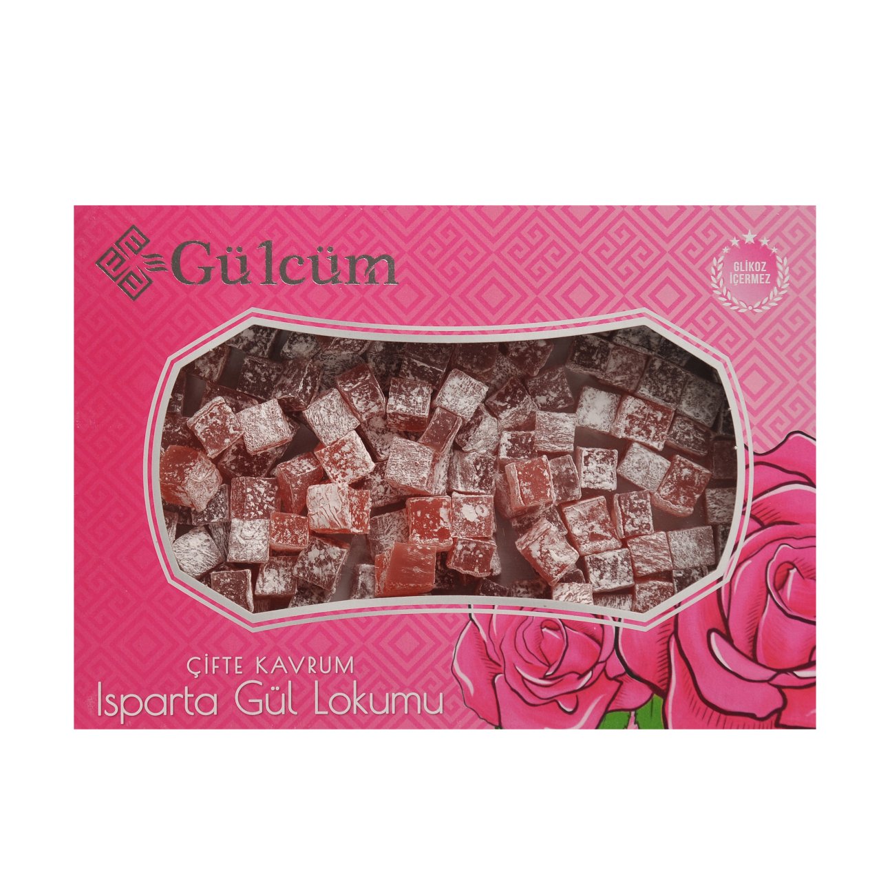 Gülcüm Çifte Kavrulmuş Gül Lokumu 450 gr