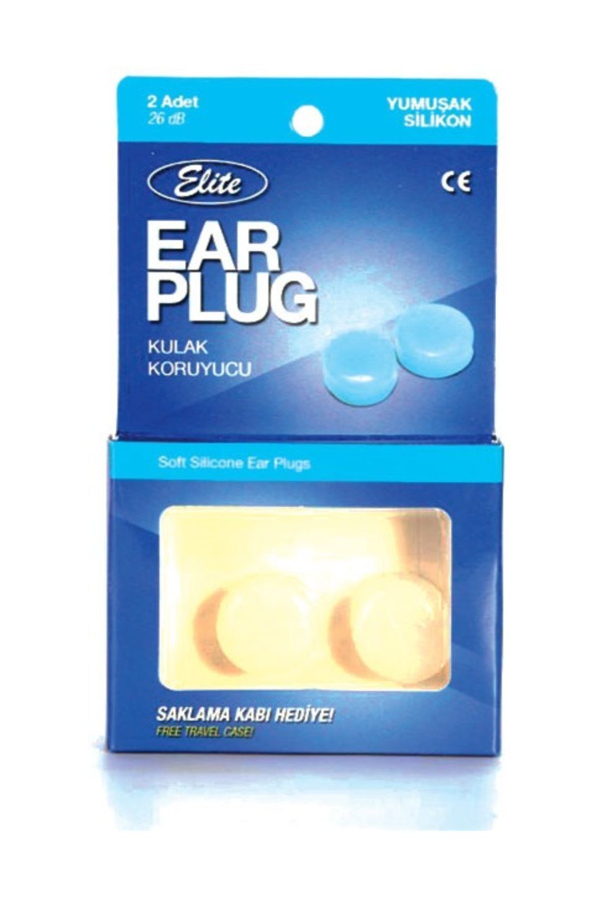 Elite Ear Plug Yumuşak Slikonlu Kulak Koruyucu 2 Adet
