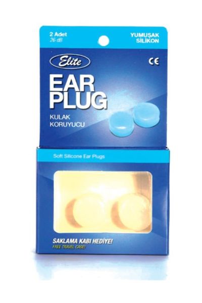 Elite Ear Plug Yumuşak Slikonlu Kulak Koruyucu 2 Adet
