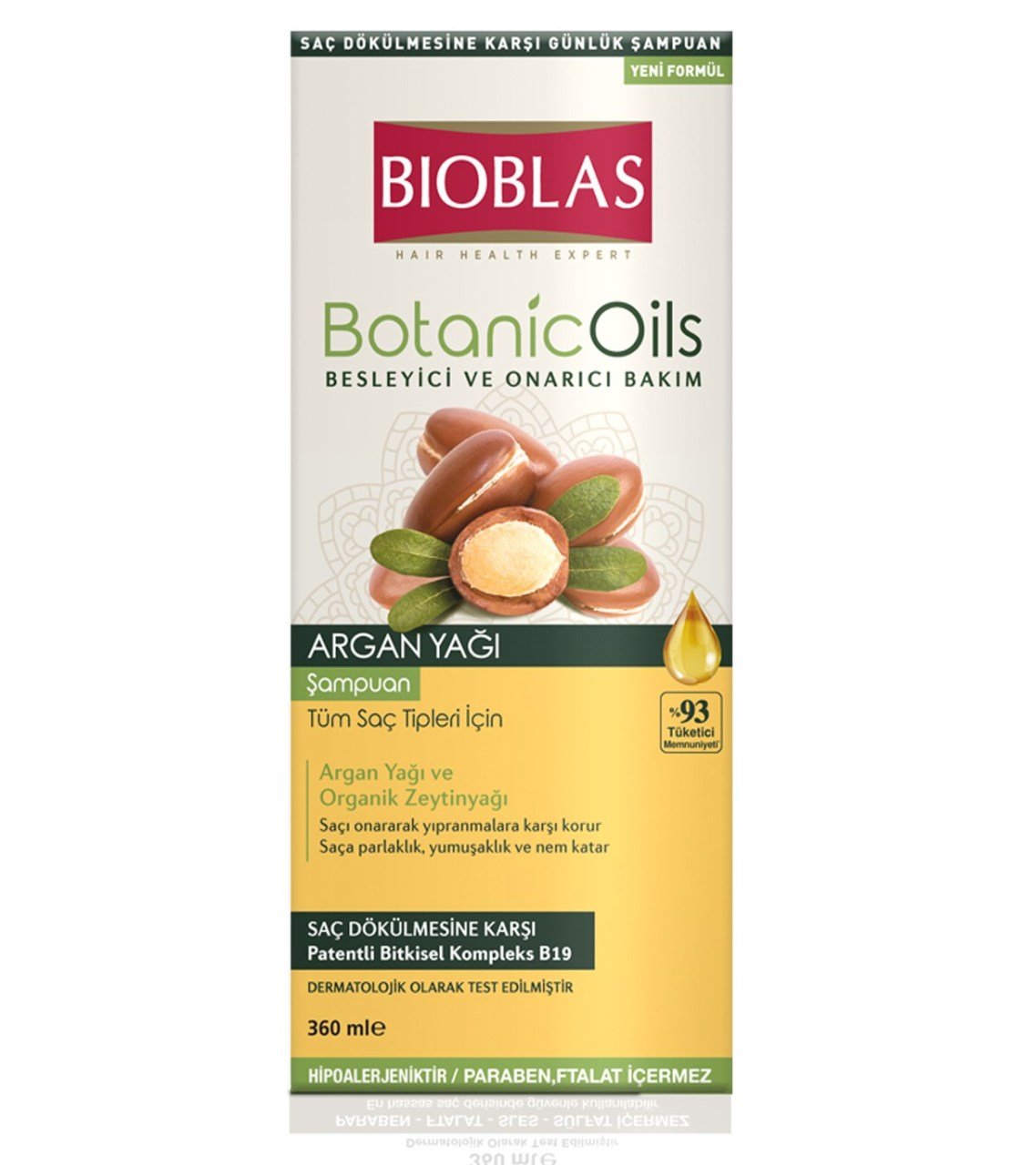 Bioblas Botanics Oıls Argan Yağı Şampuan 360 ml