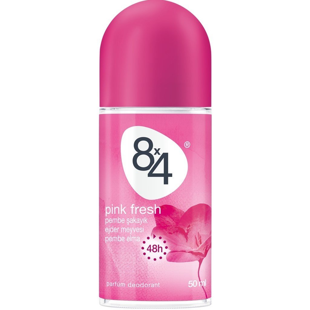 8x4 Pink Fresh Roll on 50 ml