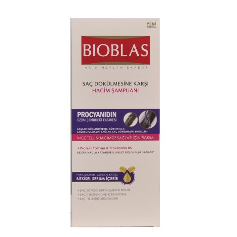 Bioblas Saç Dökülmesine Karşı Hacim Şampuanı 400 ml
