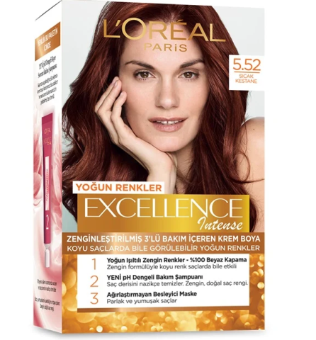 Excellence Intense Boya 5-52 Sıcak Kestane