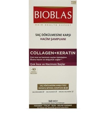 Bioblas Saç Bakım Karşı Hacim Şampuanı 360 ml