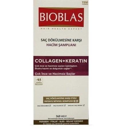Bioblas Saç Bakım Karşı Hacim Şampuanı 360 ml